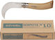 Opinel No.10 Billhook Pocket Knife Brown with Blade made of Stainless Steel