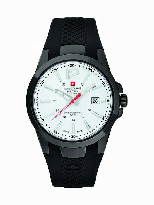 Swiss Alpine Military by Grovana Watch Battery with Rubber Strap Swiss Alpine Military by Grovana Watch Battery with Rubber Strap