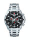 Swiss Alpine Military by Grovana Men's Watch 47mm Chronograph Battery with Silver Metal Bracelet