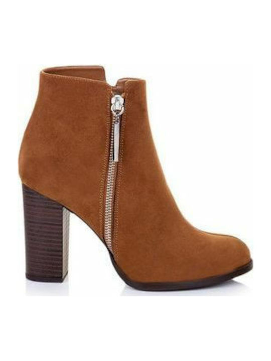 Sante Suede Women's Ankle Boots with High Heel ...