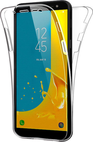 Forcell + 360 Degree Full Body Two Crystal Front Back Hard Σιλικόνης 0.3mm Διάφανο (Galaxy J6+)