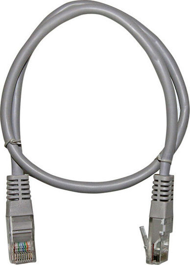 Adeleq U/UTP Cat.5e (Gigabit) Καλώδιο Δικτύου Ethernet 2m Γκρι