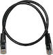 Adeleq U/UTP Cat.5e (Gigabit) Καλώδιο Δικτύου Ethernet 5m Μαύρο