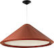 Faro Barcelona Hue Pendant Light LED Red