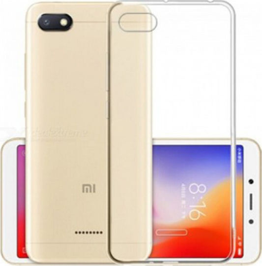 REDMI 6A ULTRA THIN Back Cover Σιλικόνης 0.3mm Διάφανο (Redmi 6a)