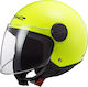 LS2 Sphere Lux OF558 Solid Jet Helmet ECE 22.05 1000gr H-V Yellow KR3691