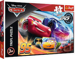 Kinderpuzzle Let The Best Driver Win für 3++ Jahre 24pcs Trefl