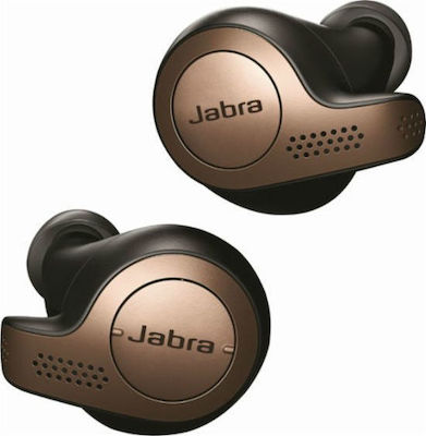 Jabra Elite 65t In-ear Bluetooth Handsfree Căști cu Rezistență la Transpirație și Carcasă de Încărcare Negrα