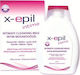 x-epil Gel De Spălare Intimă Pentru Curățarea Zonei Sensibile Cu Muşeţel 250ml