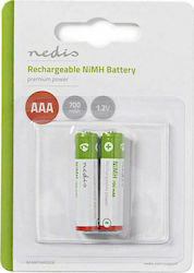 Nedis Презареждащи батерии AAA Ni-MH 700mAh 1.2V 2бр