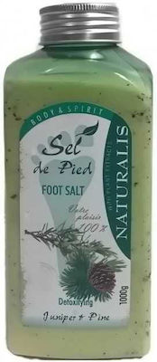 Naturalis Badesalze Foot Salt Juniper & Pine für Fußbäder mit Duft Wacholder & Kiefer 1000gr