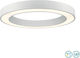 Viokef Apollo Deckenleuchte 50cm Weiß mit Integrierter LED