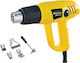 F.F. Group HG 2000 Easy Heat Gun 2000W with Maximum Temperature 600°C 41350