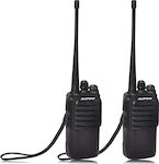 Baofeng BF-888PLUS Walkie Talkie 5W without Screen Black 2pcs