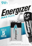 Energizer Max Plus Αλκαλική Μπαταρία 9V 1τμχ