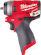 Milwaukee M12 FIW14-0 Brushless Μπουλονόκλειδο Μπαταρίας 12V Solo με Υποδοχή 1/4"
