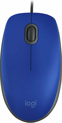 Logitech M110 Silent Verkabelt Maus Blau