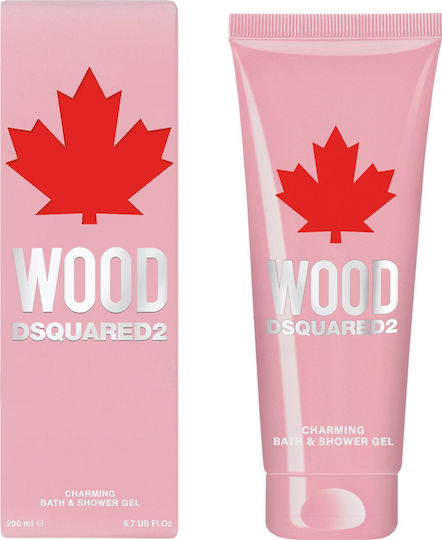 Dsquared2 Wood For Her Charming Bad in Gel & Duft Holzig 200ml