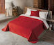 Guy Laroche Smooth Velvet Blanket Single 160x220cm Red