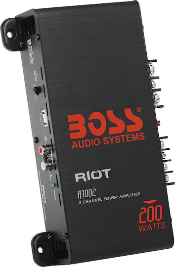 Boss Car Audio Amplifier R1002 2 Channels (A/B Class)