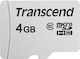 Transcend 300s microSDHC 4GB Klasse 10 U3 V30 A1 UHS-I