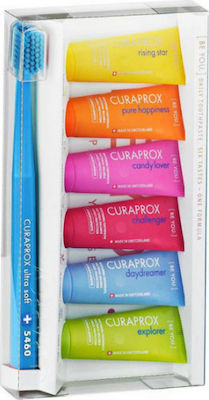 Curaprox Be You Six Tastes 6 x 10ml + CS 5460 Ultra Soft Pastă de dinți 60ml