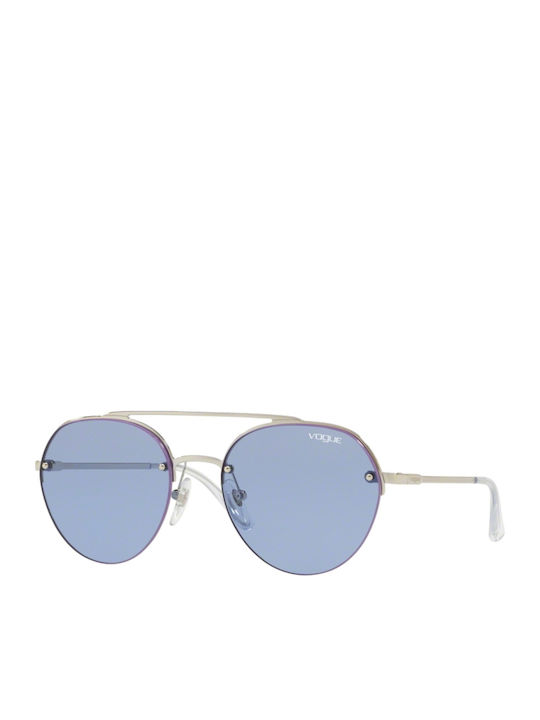 Vogue Women's Sunglasses with Silver Metallic F...