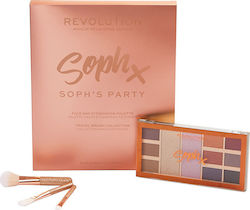 Revolution Beauty x Soph - Soph's Party Set de machiaj pentru Față și Ochi 4buc