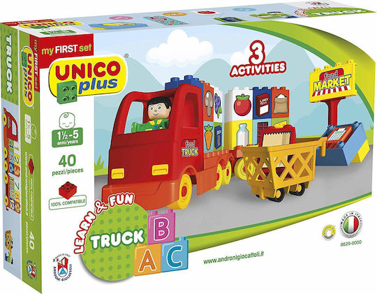 Androni Giocattoli Blocks Food Market for 1.5-5 years old Years 40pcs