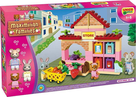 Androni Giocattoli Τουβλάκια Maximilian Families Store για 1.5-5 Ετών 60τμχ