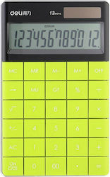 Deli 1589 Calculator 12 Cifre în Culoarea Verde