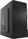 LC-Power 2014MB Micro Tower Computer Case Black