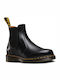 Dr. Martens 2976 Smooth Men's Leather Chelsea Ankle Boots Black