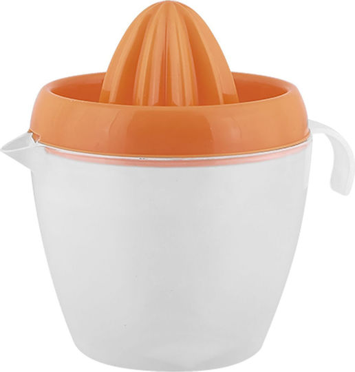 HOMie Classic Juicer Lemon with Container made of Plastic in Orange Color
