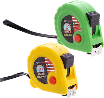 Tape Measure with Auto-Rewind 3m