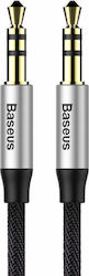 Baseus Καλώδιο 3.5mm male - 3.5mm male Μαύρο 1.5m (CAM30-CS1)