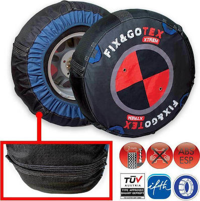 Fix&Go Tex Xtrem S1 Αντιολισθητικές Χιονοκουβέρτες για Αυτοκίνητο 4x4 2τμχ