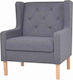 Sessel Gray 76x68x90cm