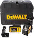 Dewalt Самонивелиращо Линейно Лазерен нивелир Червен лъч 9V с Работен обхват 15м