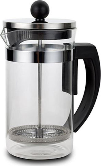 Nava Acer Inox French Press Coffee Maker Black 600ml