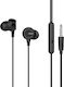 UiiSii U8 In-Ear Freihändig Kopfhörer mit Stecker 3.5mm Schwarz