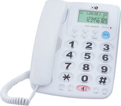 OHO-5006CID Kabelgebundenes Telefon Büro Weiß SL-190