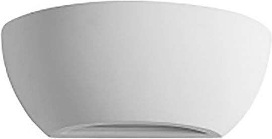 Adeleq Modern Lamp Wall with Socket E14 White 31x15.5x11cm