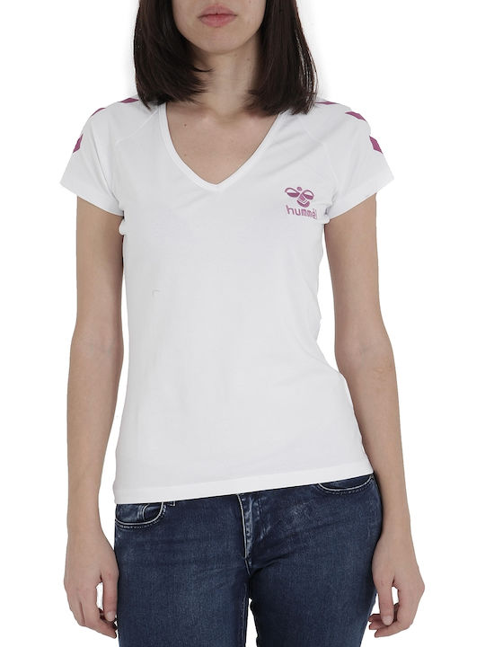 Hummel Delta Women's Summer Blouse Short Sleeve White