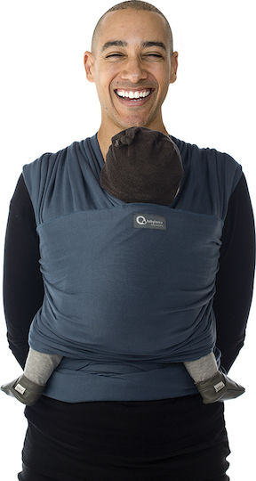 Babylonia Μάρσιπος Wrap Tricot Slen Organic Blue Jean με Μέγιστο Βάρος 10kg