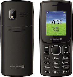 Evelatus EASY01 Telefon Dual cu Sloturi SIM cu Butoane Negru Evelatus EASY01 Telefon Dual cu Sloturi SIM cu Butoane Negru