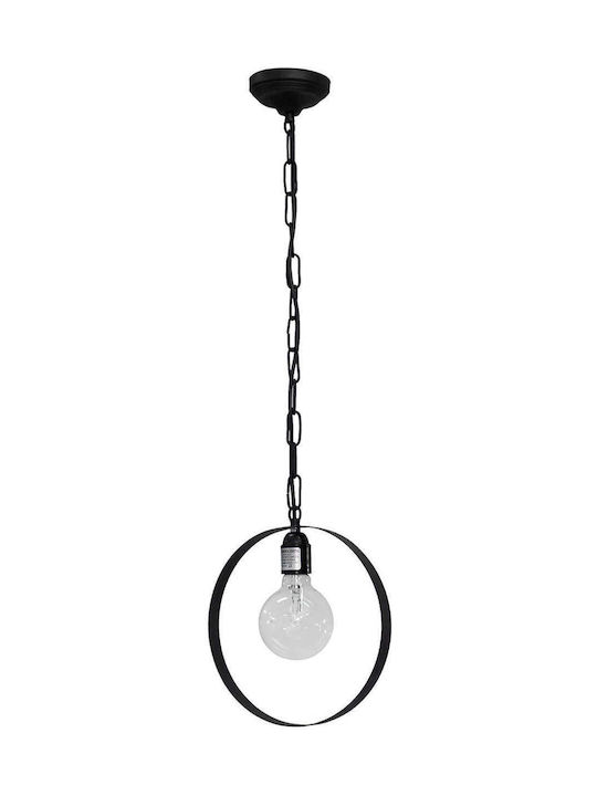 Heronia Halka-25 Pendant Light Suspension for Socket E27 Black