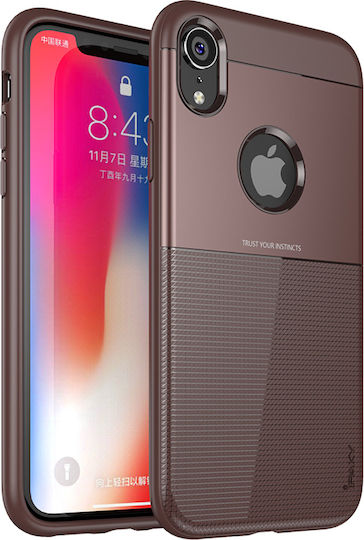 iPaky Shield Back Cover Plastic Brown (iPhone XR)
