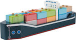 Joueco Container Ship από Ξύλο για 12+ Μηνών