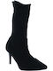 IQ Shoes HD37 Suede Women's Ankle Boots with High Heel Black